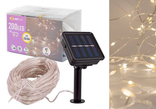 200 Luces Led Solarfan - Guirnalda Con Luz Cálida